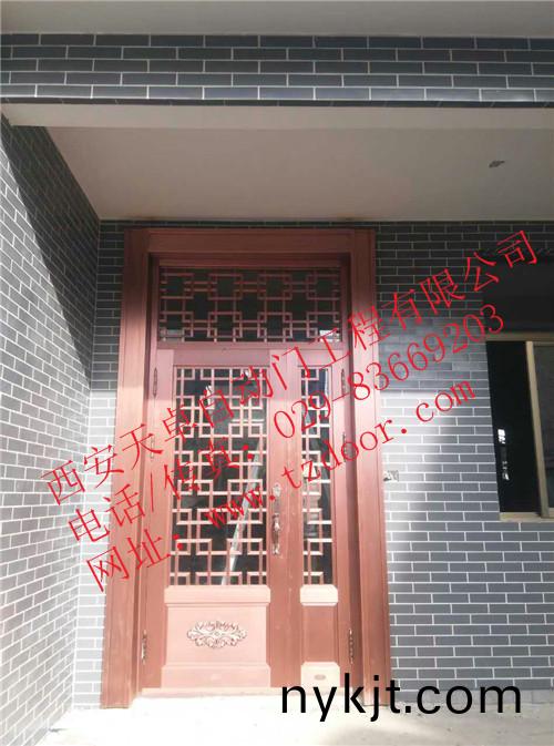 西安玻璃铜门-礼泉李总别墅 西安玻璃铜门-礼泉李总别墅