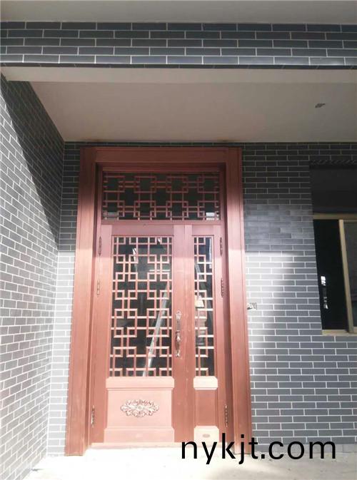 西安玻璃铜门礼泉李总别墅