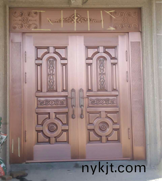 西峰铜庆阳玫瑰庄园铜别墅门(外)