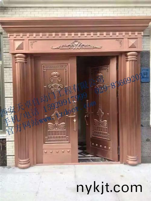 029-83669203别墅铜门3