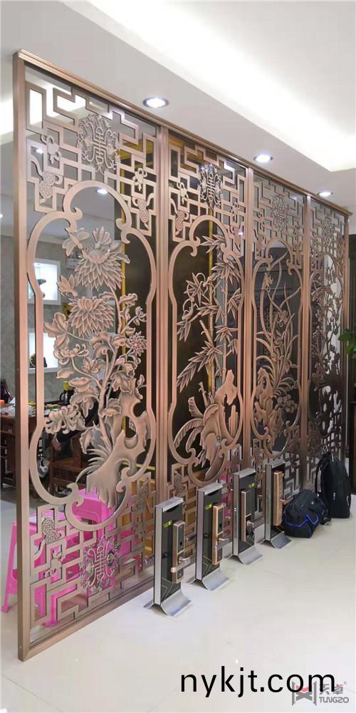 铜艺屏风 铜艺屏风