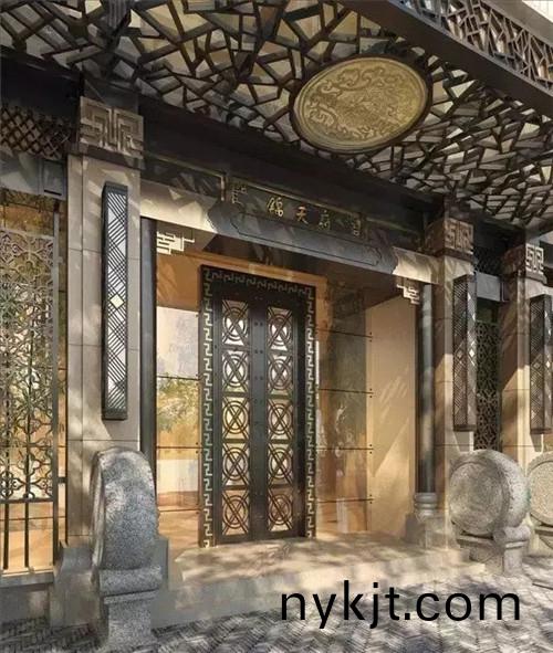 中式铜门