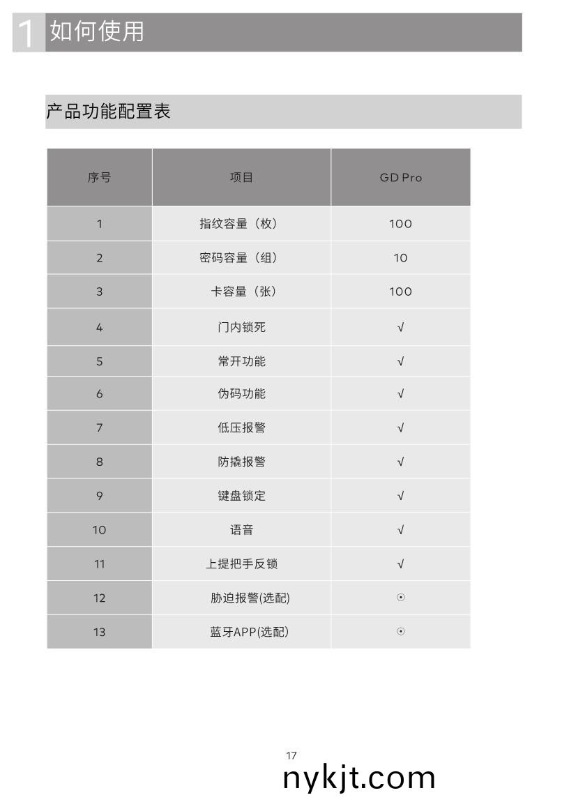 GD Pro智能锁说明书_17 GD Pro智能锁说明书_17