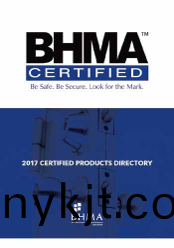 美国建筑五金制造商协会标准