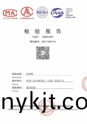 轻工部标准检验报告 