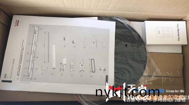 多玛ES68自动门开箱 多玛ES68自动门开箱