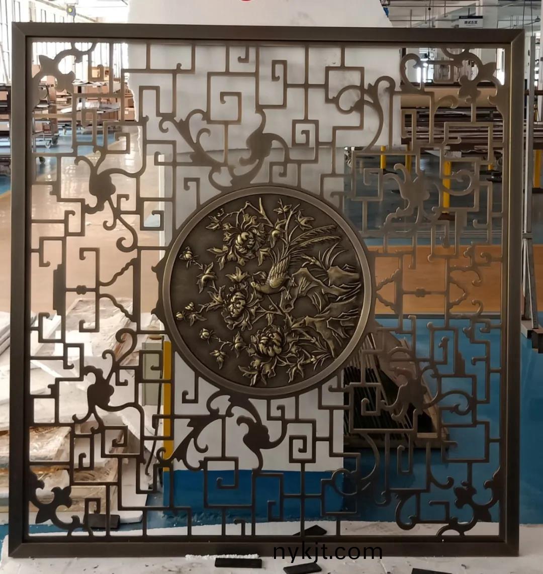 西安天卓铜屏风作品 西安天卓铜屏风作品