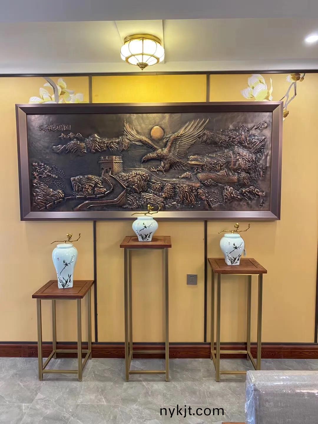 西安天卓铜壁画作品