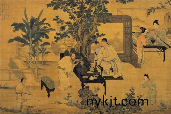 《汉宫春晓图》里的屏风  《汉宫春晓图》里的屏风