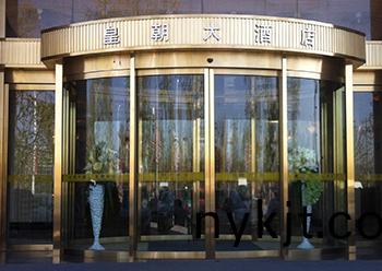 01-扶桑弧形自动门