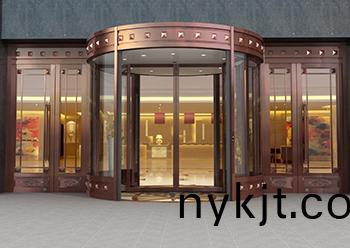06-豪华带展台两翼旋转门
