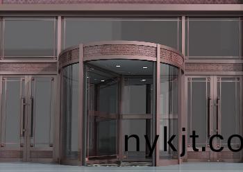 06-办公楼不带展台三翼旋转门