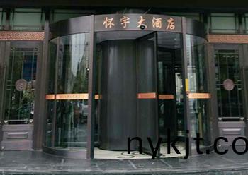 03-酒店环柱旋转门