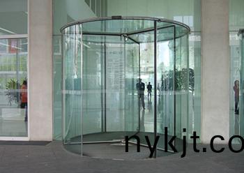 弧形水晶旋转门