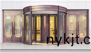 02-办公楼环柱旋转门