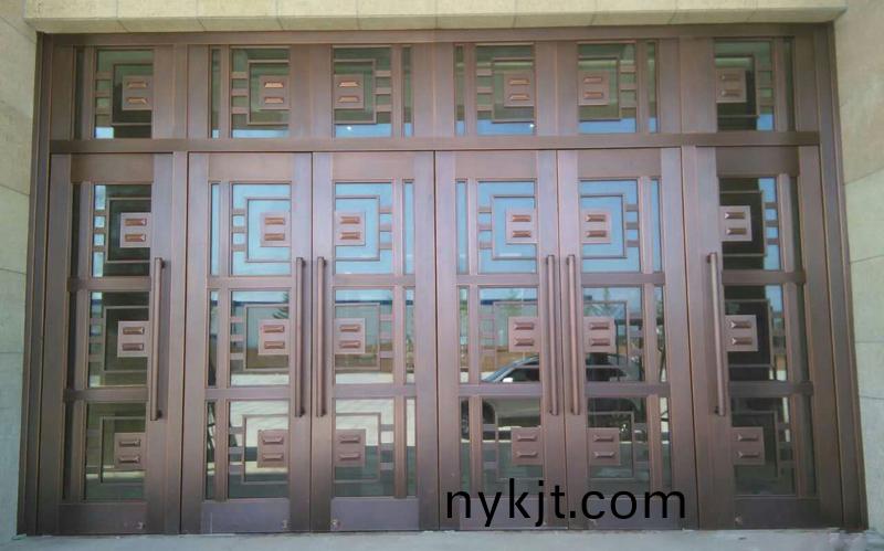 西安电气科技有限公司铜门案例 西安电气科技有限公司铜门案例