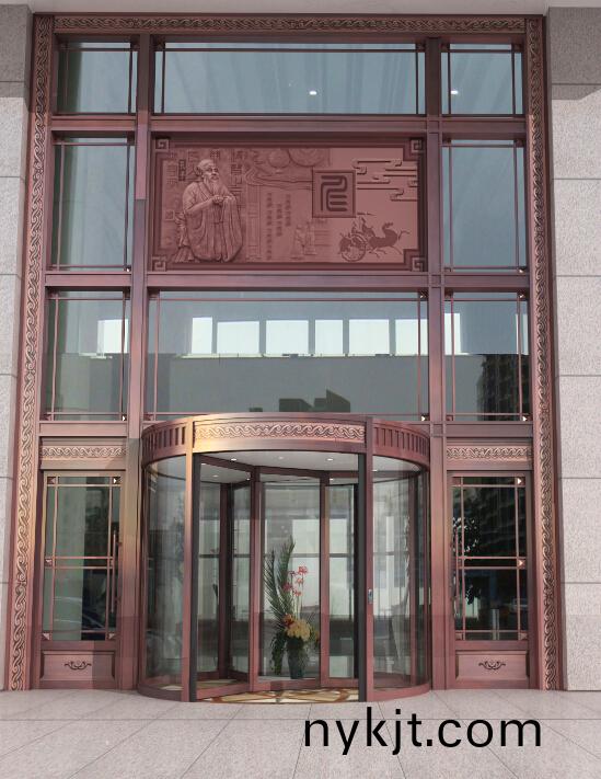 【陕西旋转门】天卓牌三翼（带展箱）自动旋转门