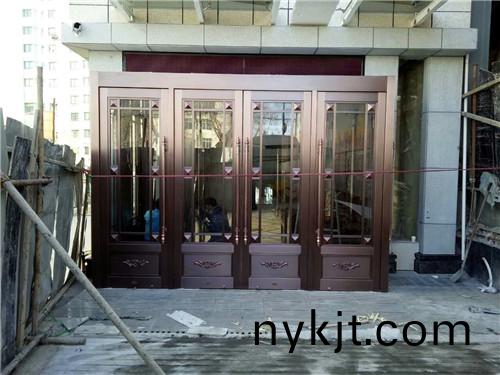 宾馆玻璃铜门