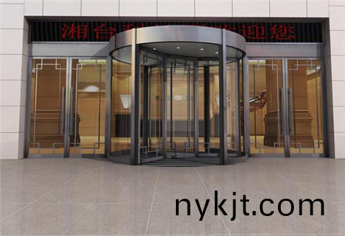 玻璃旋转门