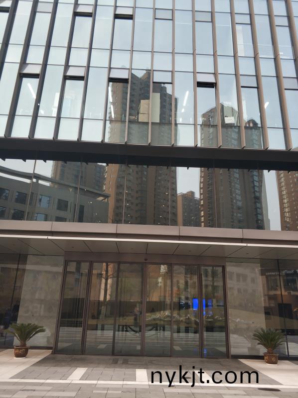 天卓自动门超高超大自动门--经开万科大门 天卓自动门超高超大自动门--经开万科大门