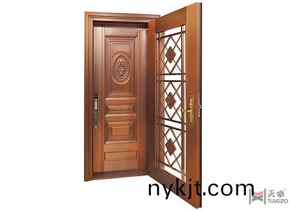 复式单开铜门
