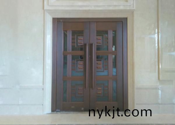 办公楼玻璃铜门