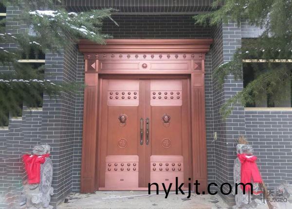 别墅对开铜门