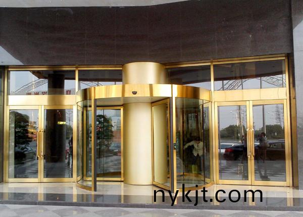 酒店三翼旋转门