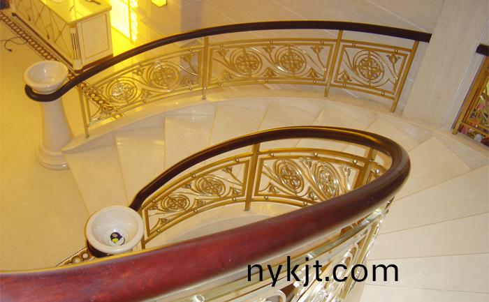 别墅楼梯-铜楼梯2