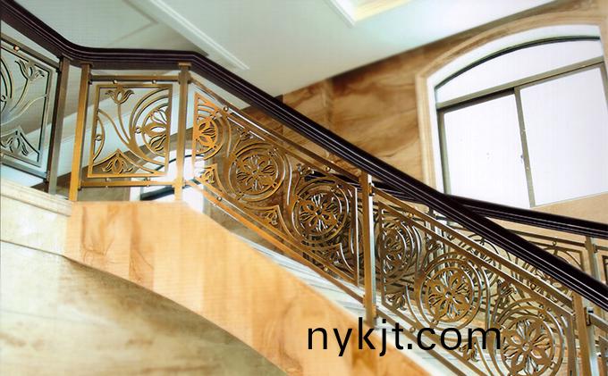 别墅楼梯-铜楼梯1