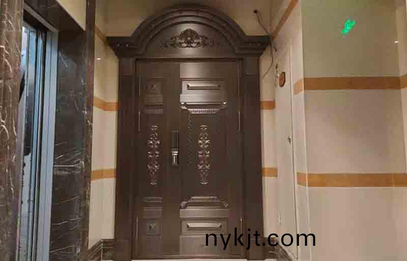 西安国金华府入户子母铜门 西安国金华府入户子母铜门