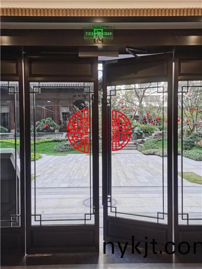 地产小区单元平开自动门 地产小区单元平开自动门