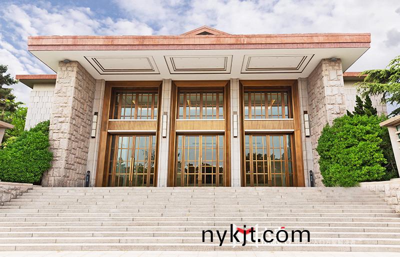 西安酒店玻璃铜门