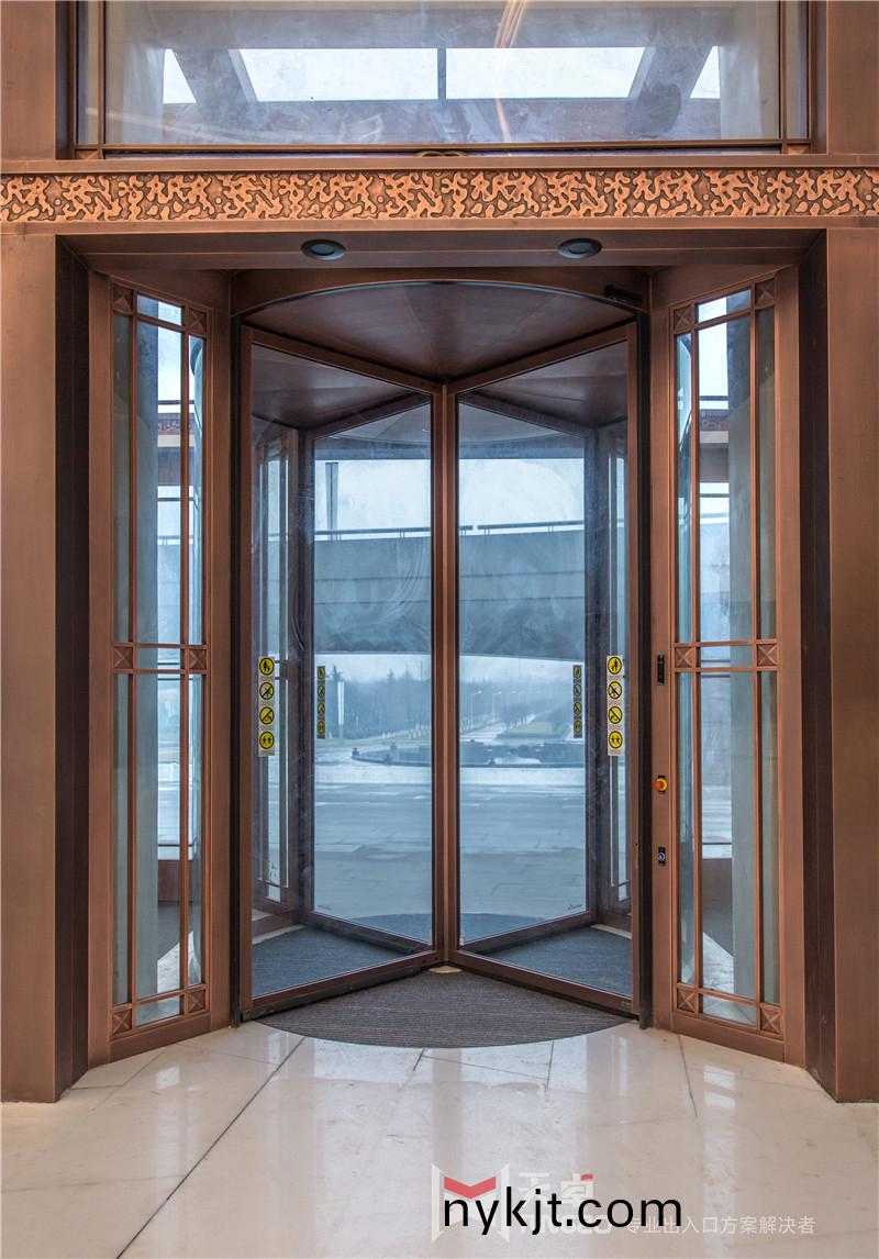 剧院玻璃铜地弹门,旋转门 剧院玻璃铜地弹门,旋转门