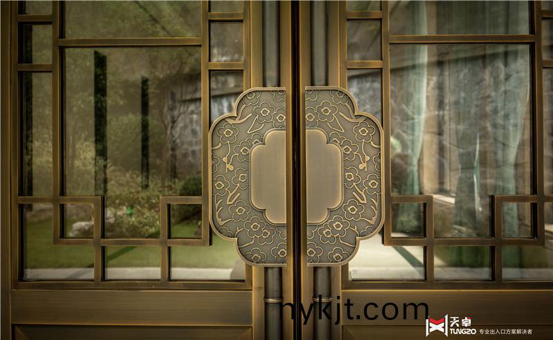 西安酒店玻璃铜门