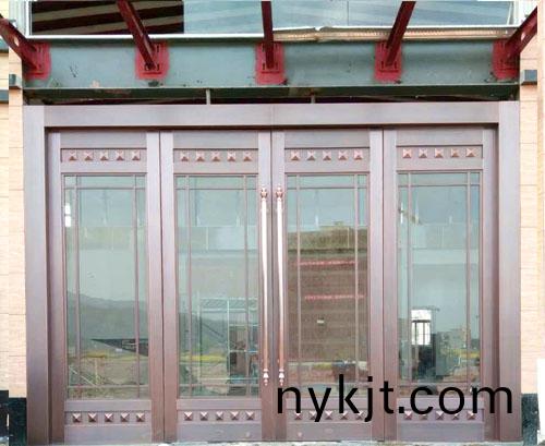 安康阳光水岸售楼中心 铜地弹门 1 安康阳光水岸售楼中心 铜地弹门 1