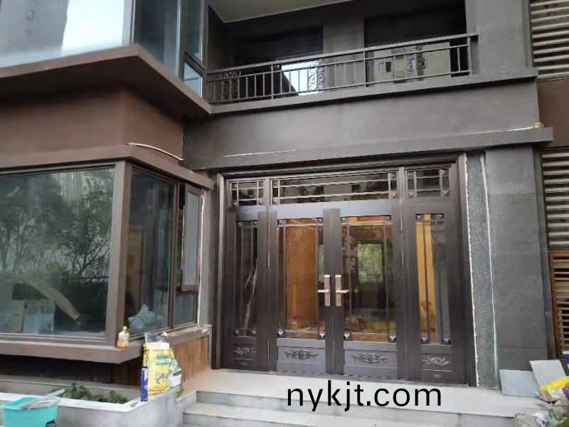 玻璃对开铜门 玻璃对开铜门