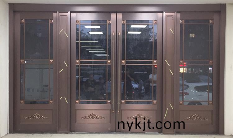 西安门店商铺仿铜门 西安门店商铺仿铜门