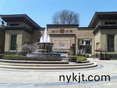 西安曲江公馆别墅铜门自动门案例 西安曲江公馆别墅铜门自动门案例