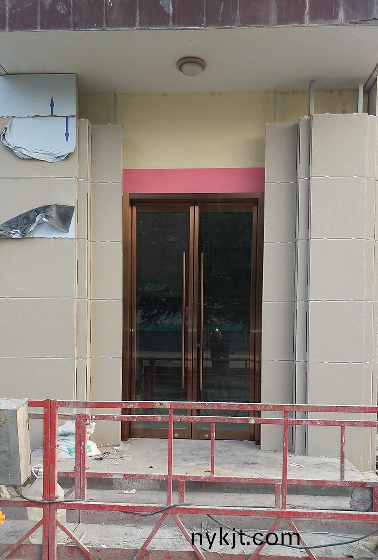 铜川满意水泥厂办公楼自动门地弹门 铜川满意水泥厂办公楼自动门地弹门