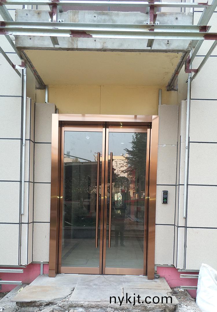 铜川满意水泥厂办公楼自动门地弹门 铜川满意水泥厂办公楼自动门地弹门