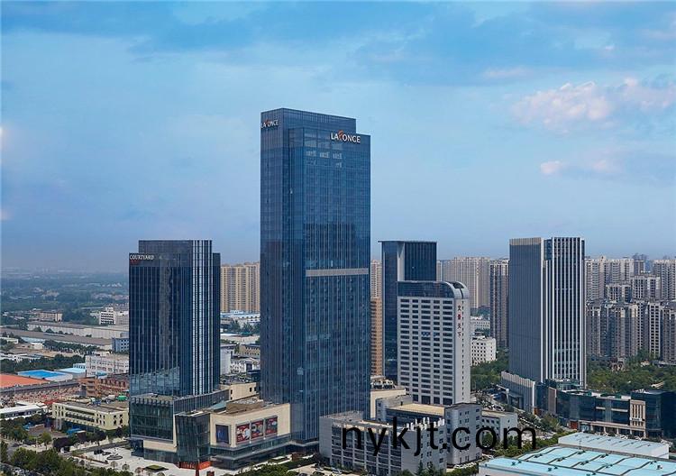 西安蓝海风中心写字楼旋转门 西安蓝海风中心写字楼旋转门