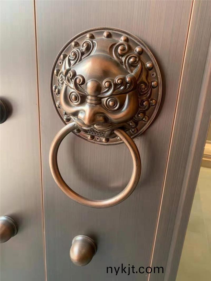 财神殿铜门,铜牌扁  财神殿铜门,铜牌扁