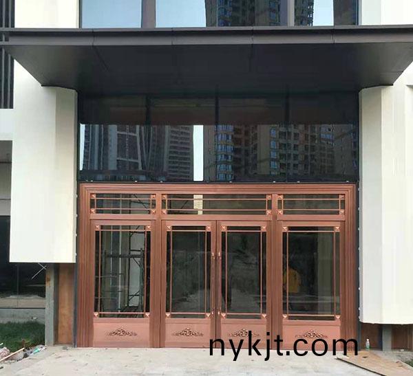 咸阳研究设计院复合铜地弹簧门,自动门 咸阳研究设计院复合铜地弹簧门,自动门