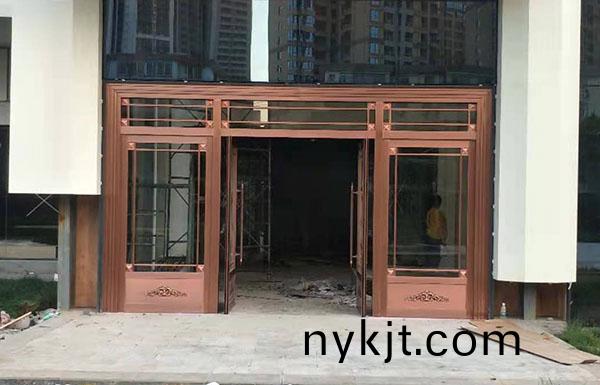 咸阳研究设计院复合铜地弹簧门,自动门 咸阳研究设计院复合铜地弹簧门,自动门