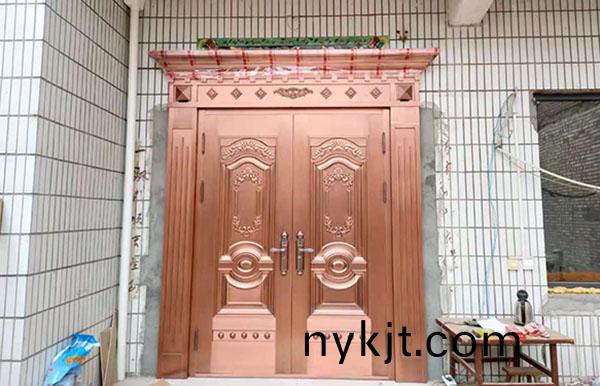 渭南赵总农村别墅铜门