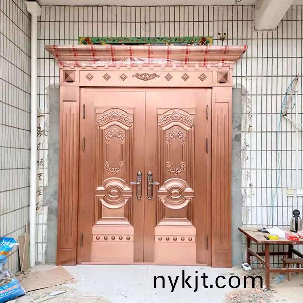 渭南赵总农村别墅铜门 渭南赵总农村别墅铜门