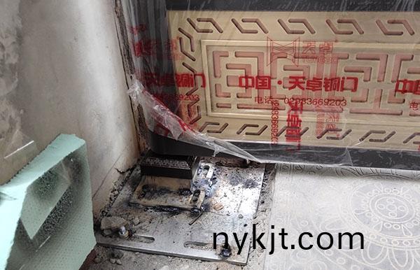 拜先生咸阳农村自建房庭院铜门施工现场实拍  拜先生咸阳农村自建房庭院铜门施工现场实拍