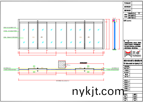 延安市交通安全宣传教育基地自动门,玻璃感应门设计图  延安市交通安全宣传教育基地自动门,玻璃感应门设计图