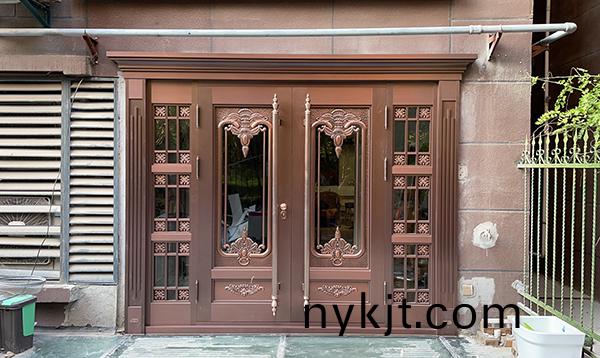 西安风景线小区家用玻璃铜门 西安风景线小区家用玻璃铜门